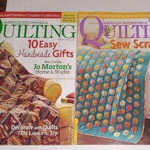 Better Homes And Gardens Multicolor Patchwork Quilt Magazines